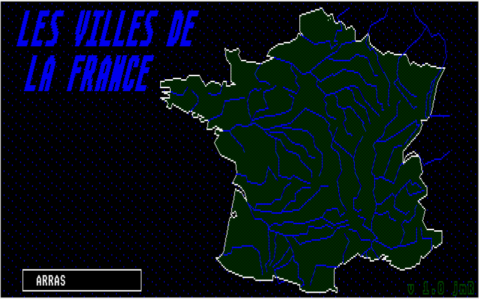 Villes de la France (Les) atari screenshot